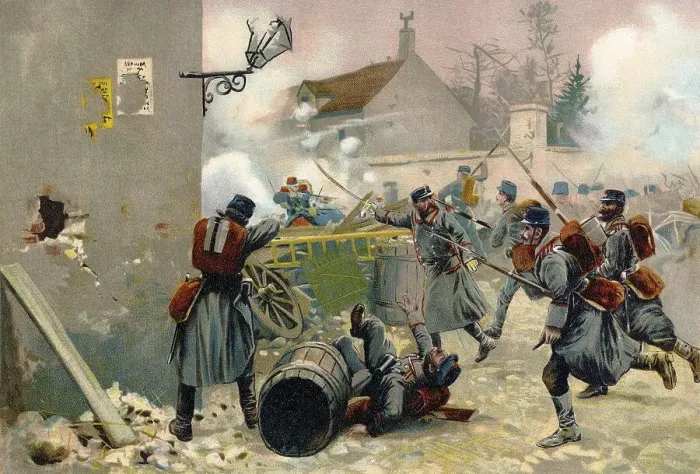 Framed Print : Battle of Villiers or Villiers-Champigny