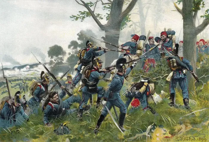 Framed Print : Battle of Woerth or Bataille de-Froeschwiller Woerth