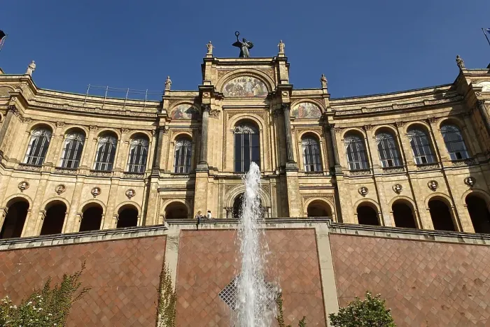 Framed Print : Bayerischer Landtag (bavarian house of representatives) in the Maximilianeum
