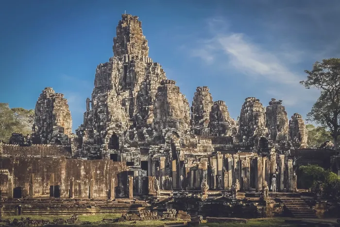 Framed Print : Bayon Temple in the Angkor complex in Cambodia Framed Print : Bayon Temple in the Angkor complex in Cambodia