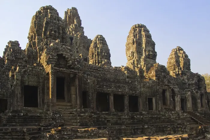 Framed Print : Bayon temple, Angkor Thom, UNESCO World Heritage Site Framed Print : Bayon temple, Angkor Thom, UNESCO World Heritage Site