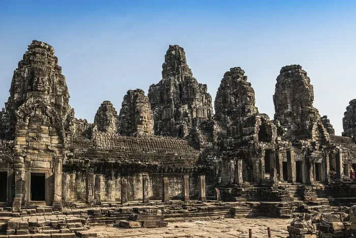 Framed Print : Bayon Temple, Angkor Wat, Angkor Framed Print : Bayon Temple, Angkor Wat, Angkor
