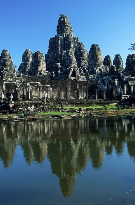 Framed Print : Bayon Temple, Angkor Wat, Cambodia