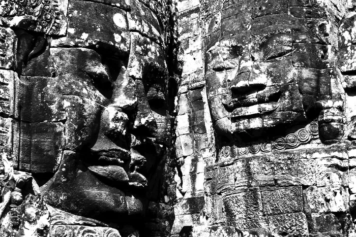 Framed Print : Bayon temple, angkor wat, siem reap, cambodia Framed Print : Bayon temple, angkor wat, siem reap, cambodia