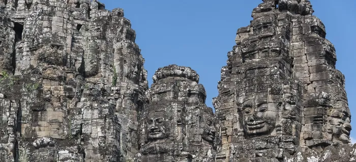 Framed Print : Bayon temple with it's face statues in Ankor Wat Framed Print : Bayon temple with it's face statues in Ankor Wat
