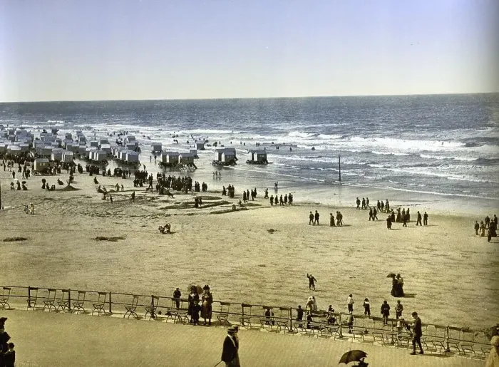 Framed Print : The beach of the Kursaal, Ostend