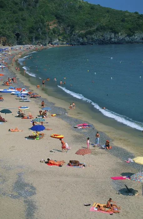 Framed Print : Beach, Marina di Camerota, Campania, Italy Framed Print : Beach, Marina di Camerota, Campania, Italy