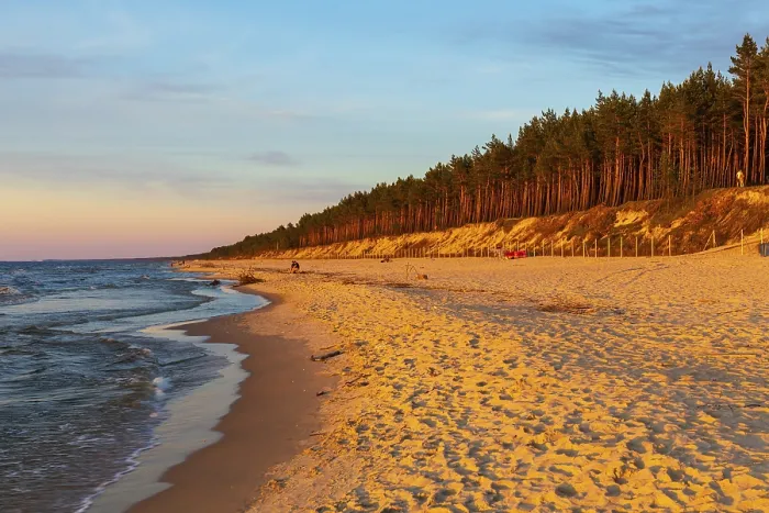 Framed Print : Beach at sunset, close to Stegna Framed Print : Beach at sunset, close to Stegna