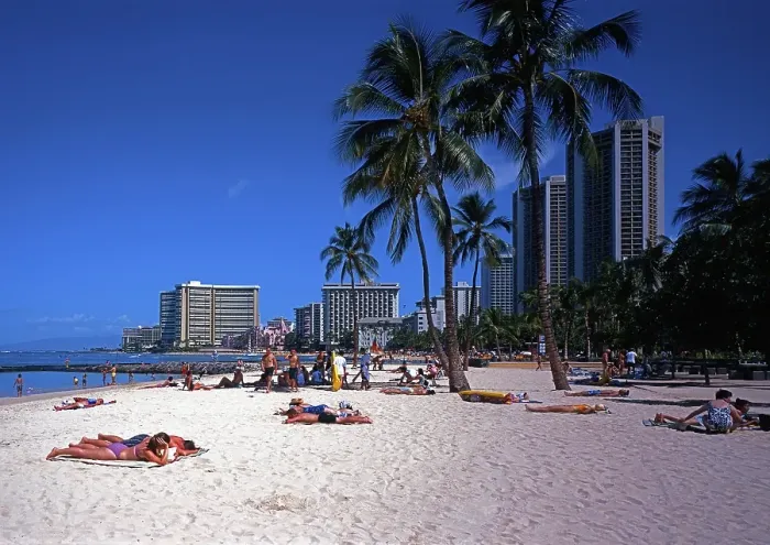 Framed Print : Beach, Waikiki Beach, Island of Oahu, Hawaii, USA, North America Framed Print : Beach, Waikiki Beach, Island of Oahu, Hawaii, USA, North America