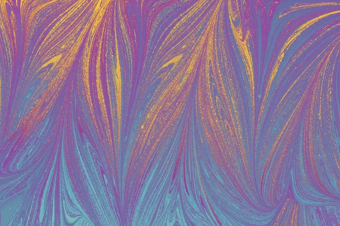 Framed Print : Beautiful abstract art of Ebru marbling painting techniques on water with acrylic paints