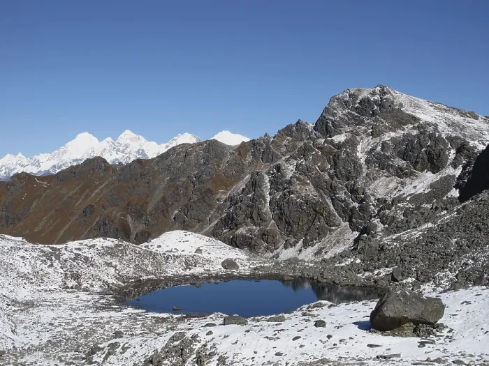 Framed Print : Beautiful blue lake near Gosainkund, Nepal Framed Print : Beautiful blue lake near Gosainkund, Nepal