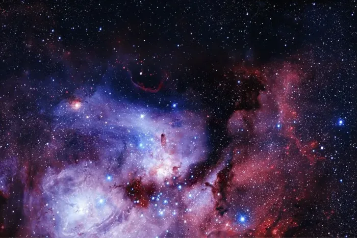 Framed Print : Beautiful galaxy somewhere in deep space