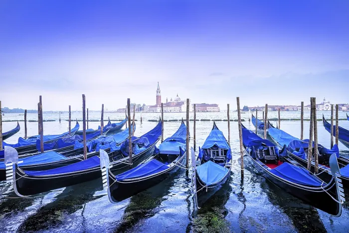Framed Print : beautiful morning in venice at the san marco square