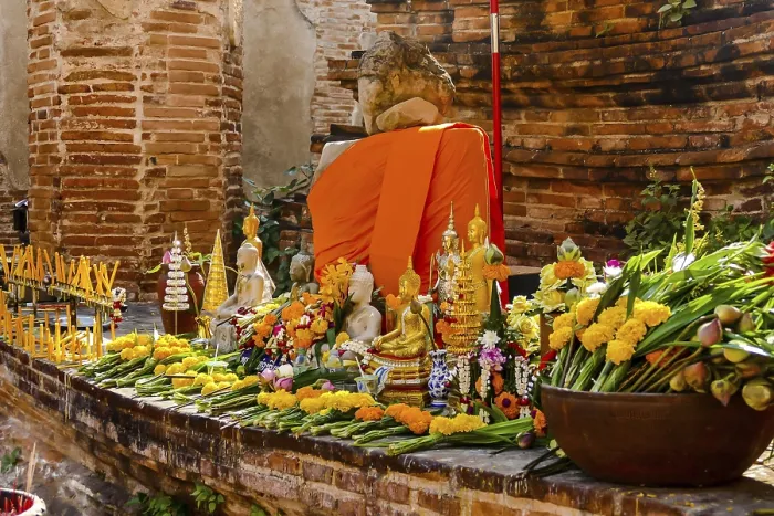 Framed Print : Beautiful photo of buddist temple stupa ruin