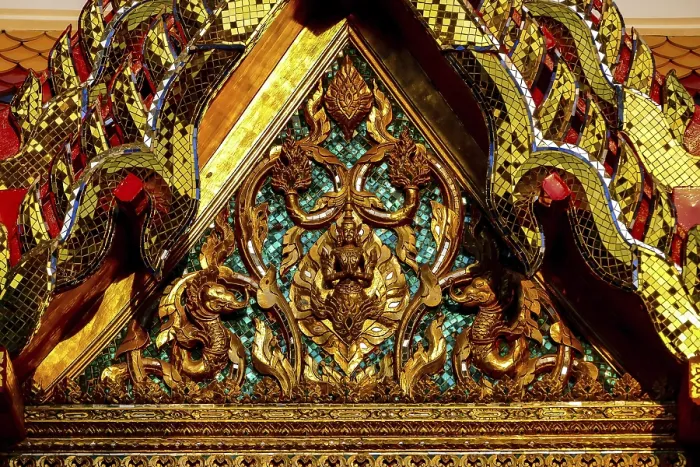 Framed Print : Beautiful photo of Wat Pho Temple Framed Print : Beautiful photo of Wat Pho Temple