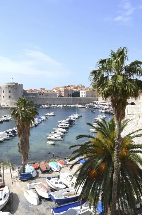 Framed Print : Beautiful summer day in Dubrovnik