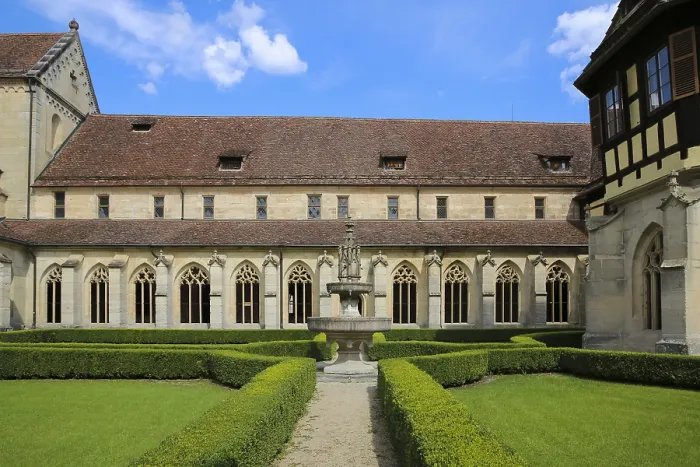 Framed Print : Bebenhausen Monastery, Gothic cloister Framed Print : Bebenhausen Monastery, Gothic cloister