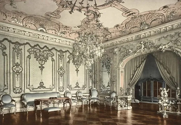 Framed Print : The Bedroom of Frederick the Great in the City Palace of Potsdam Framed Print : The Bedroom of Frederick the Great in the City Palace of Potsdam