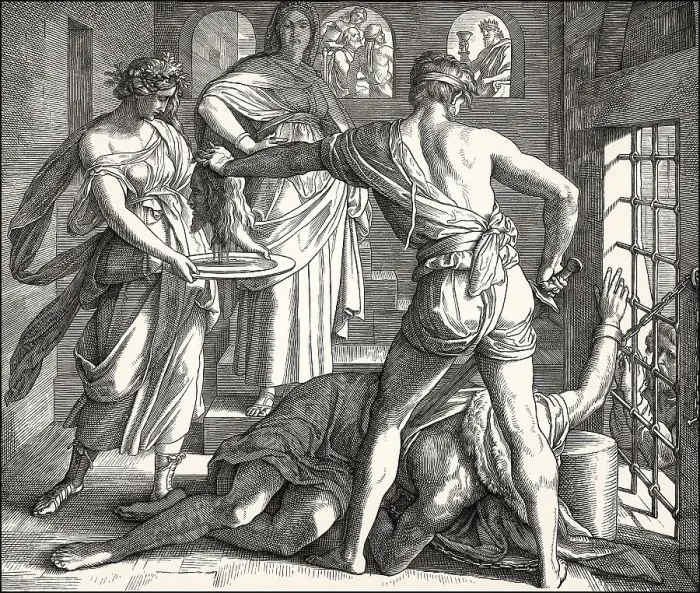 Framed Print : The Beheading of John the Baptist Framed Print : The Beheading of John the Baptist