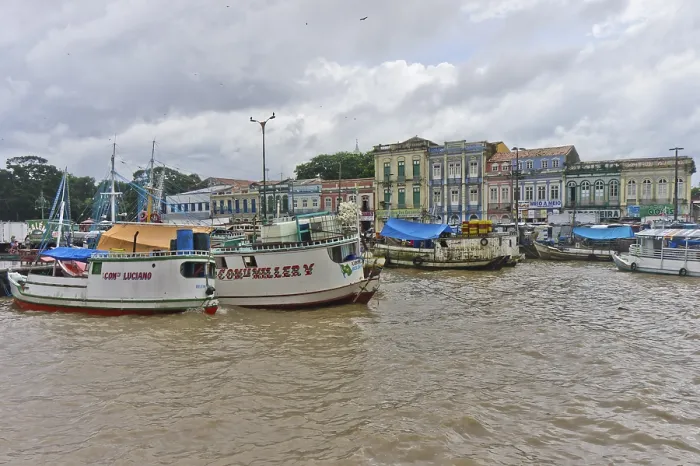 Framed Print : Belem Port view, Amazon Basin, Brazil