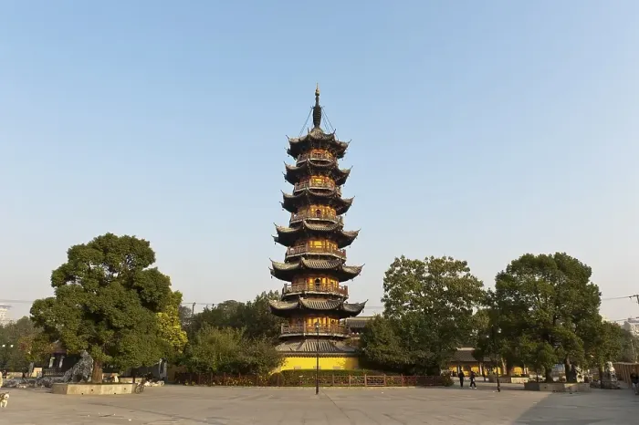Framed Print : Bell tower of the Longhua Pagoda Framed Print : Bell tower of the Longhua Pagoda