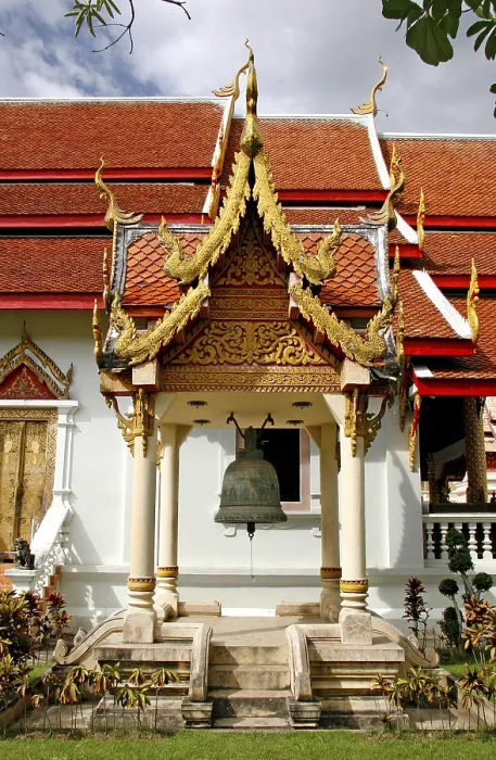 Framed Print : Bell tower, Wat Phra Sing temple complex Framed Print : Bell tower, Wat Phra Sing temple complex