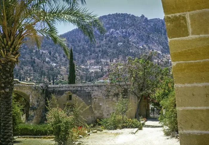 Framed Print : Bellapais Abbey monastery ruins, Bellapais, Kyrenia or Girne, Northern Cyprus, Cyprus, Europe 1973, Europe Framed Print : Bellapais Abbey monastery ruins, Bellapais, Kyrenia or Girne, Northern Cyprus, Cyprus, Europe 1973, Europe