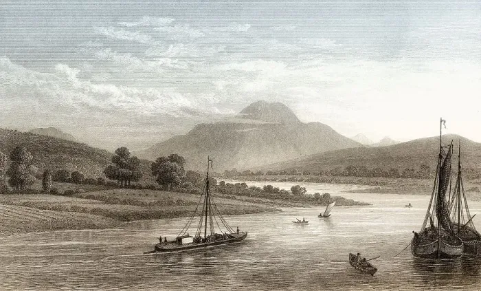 Framed Print : Ben Lomond, from Dumbarton, Edinburgh