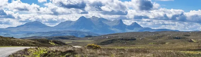 Framed Print : Ben Loyal from A838, NC500, Northern, Scotland, UK