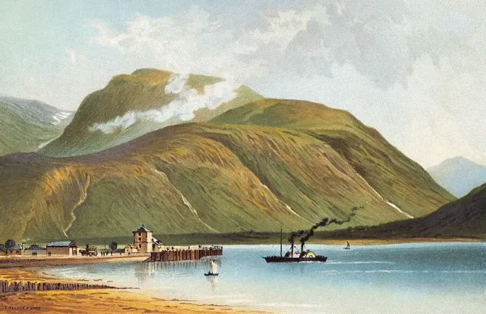 Framed Print : Ben Nevis, Corpach, Grampian Mountains