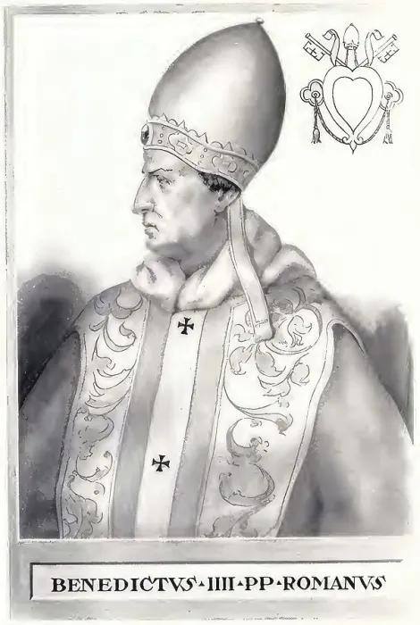 Framed Print : Benedict IV (born August 903 in Rome) was Pope from 900 to 903