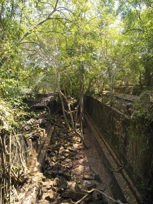 Framed Print : Beng Mealea was built as a Hindu temple