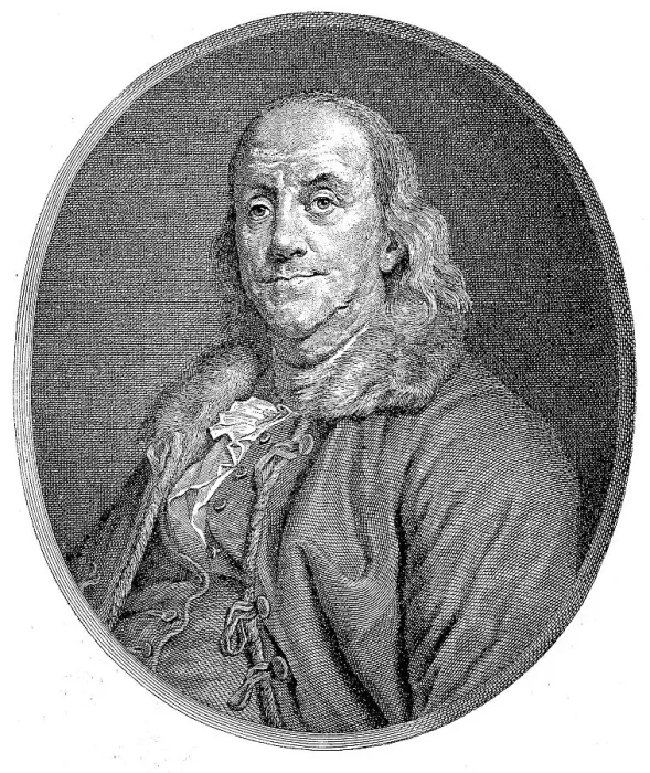 Framed Print : Benjamin Franklin, 17 January 1706 Framed Print : Benjamin Franklin, 17 January 1706