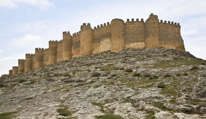 Framed Print : Berlanga de Duero, old castle (castillo viejo)