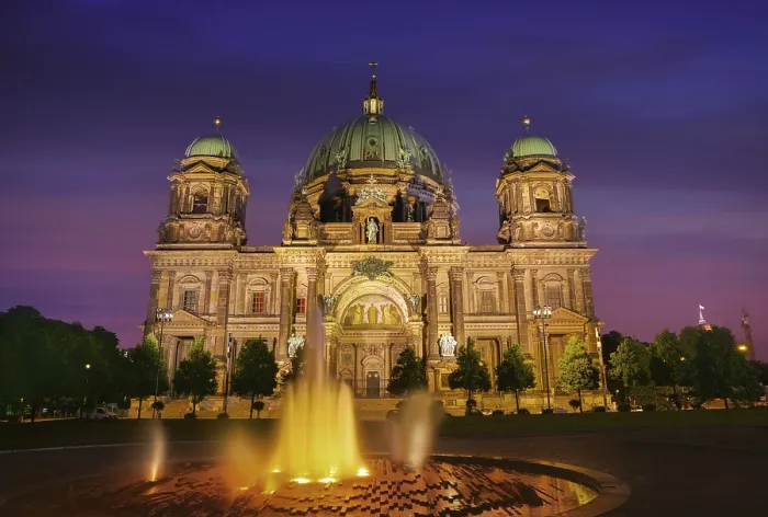 Framed Print : Berlin Cathedral Berliner Dom at sunset in Germany Framed Print : Berlin Cathedral Berliner Dom at sunset in Germany