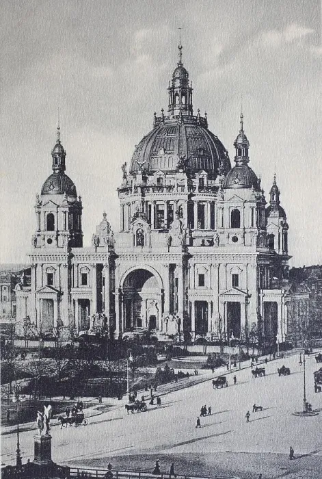 Framed Print : Berlin Cathedral, Germany, historical illustration
