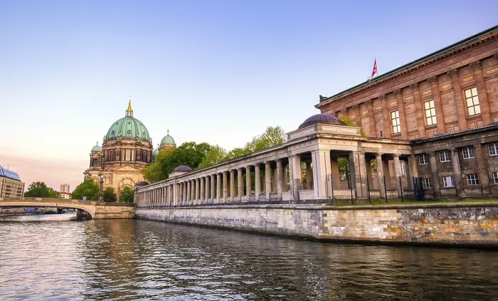 Framed Print : Berlin Cathedral located on Museum Island in the Mitte borough of Berlin