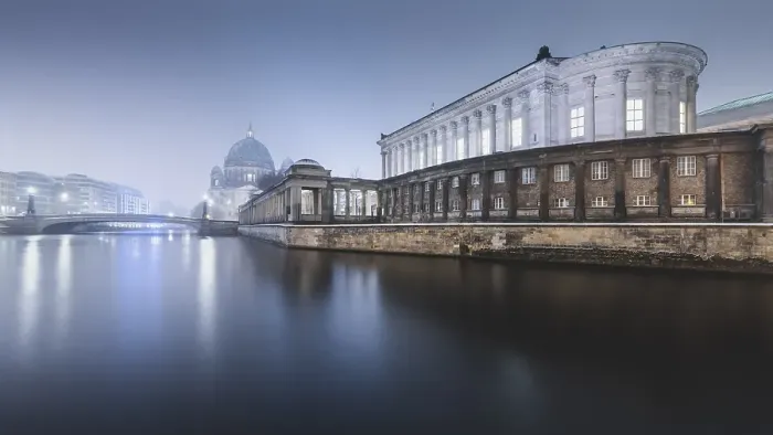 Framed Print : Berlin Cathedral and Old National Gallery Framed Print : Berlin Cathedral and Old National Gallery