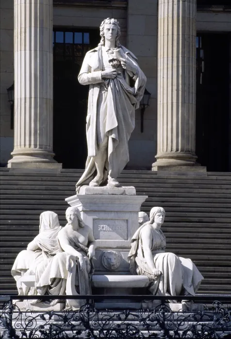 Framed Print : Berlin, Gendarmenmarkt /  Schiller Monument
