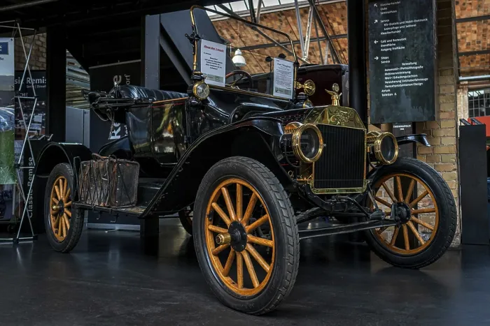 Framed Print : BERLIN - MAY 11, 2019: Vintage car Ford T Runabout Framed Print : BERLIN - MAY 11, 2019: Vintage car Ford T Runabout