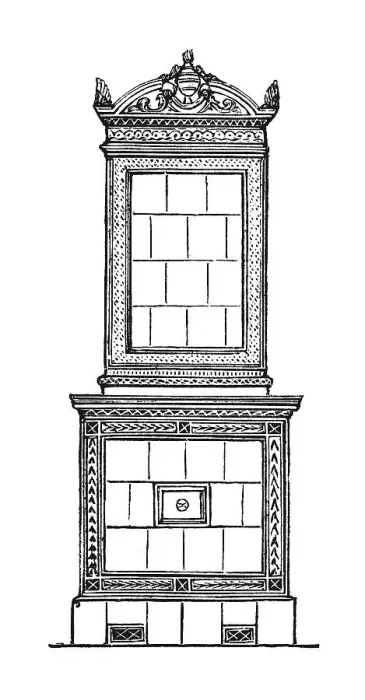 Framed Print : Berlin oven, historical illustration from: Marie Adenfeller