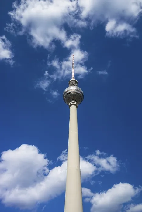 Framed Print : The Berlin television tower