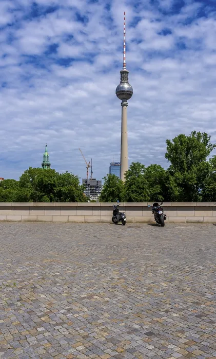 Framed Print : Berlin television tower at Alexanderplatz, Germany