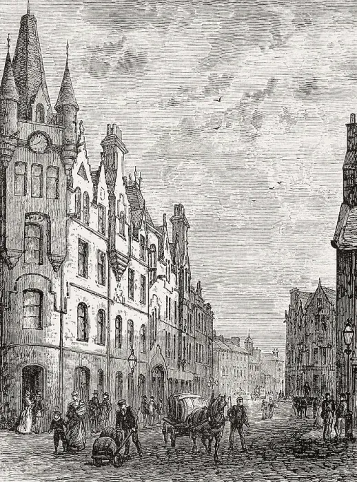 Framed Print : Bernard Street, Leith, Edinburgh Framed Print : Bernard Street, Leith, Edinburgh