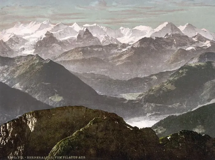 Framed Print : Bernese Alps, from Pilatus, Bernese Oberland Framed Print : Bernese Alps, from Pilatus, Bernese Oberland