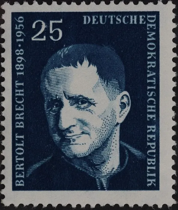 Framed Print : Berthold Brecht, a German Marxist Framed Print : Berthold Brecht, a German Marxist