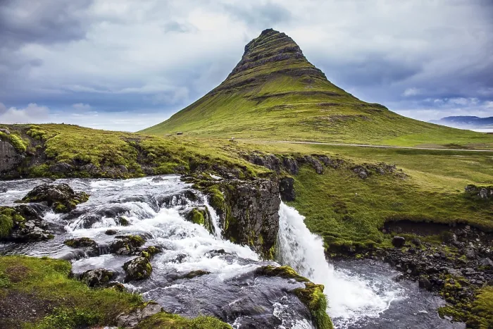 Framed Print : The best-known mountain of Iceland Kirkjoufell