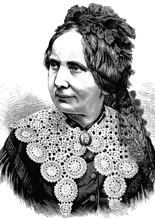 Framed Print : Betty Paoli, 1814 - 1894, an Austrian poet