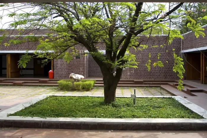 Framed Print : Bharat bhavan designed by architect Charles Correa opened in 1982 at Bhopal in Madhya Pradesh, India, Asia