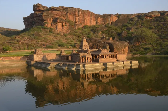 Framed Print : Bhootnath Temple, Agasthya Lake